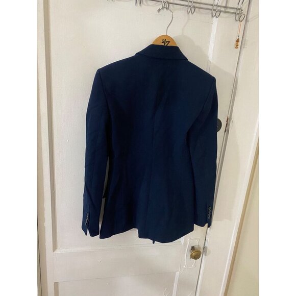 Zara Women's Blue Button Front Long Sleeve Blazer Jacket - XS - Picture 3 of 15